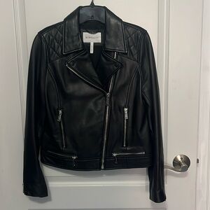 BCBGeneration black leather jacket. Excellent condition